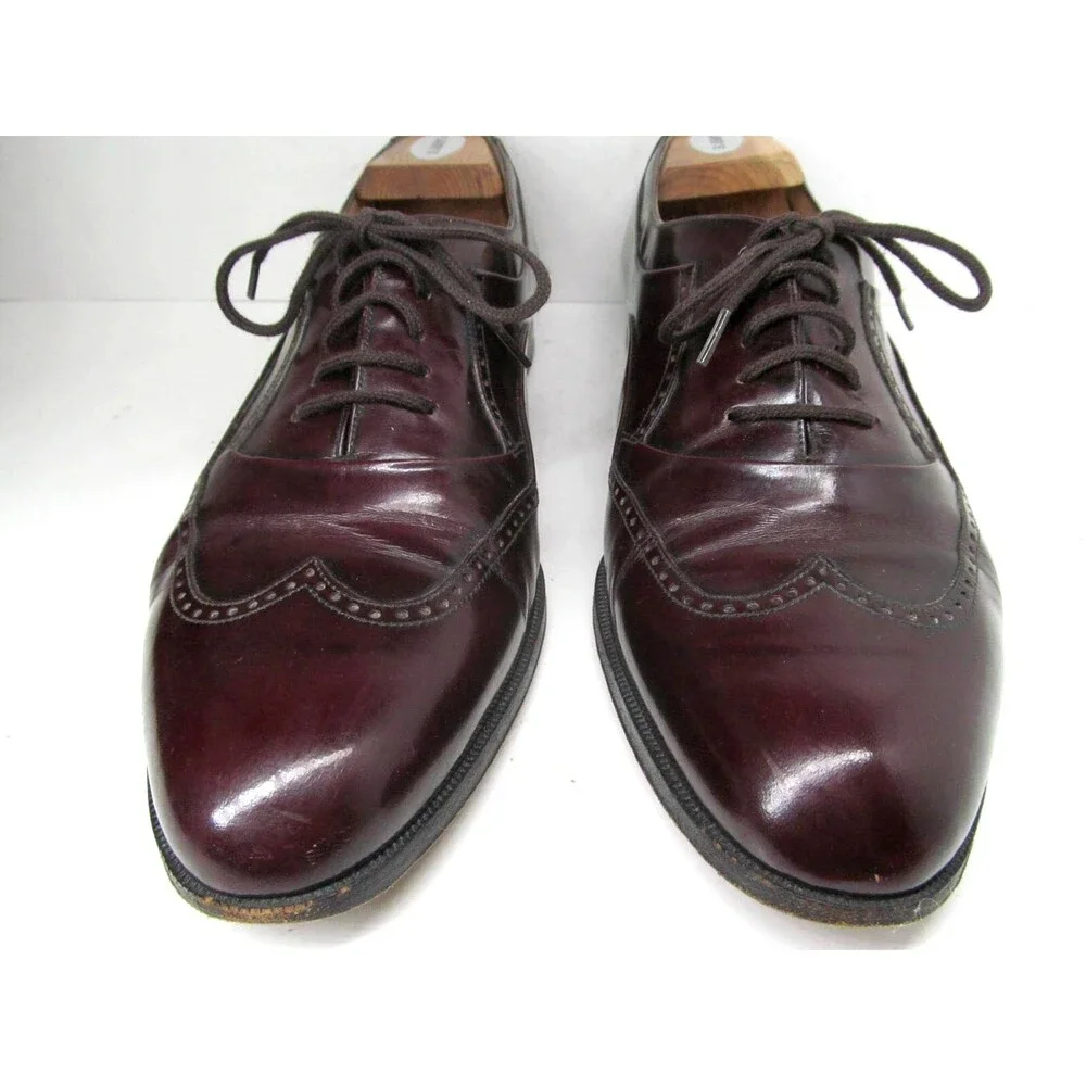 Bally Marcel Wingtip Oxfords Mens Size US 10 D  Made In Italy